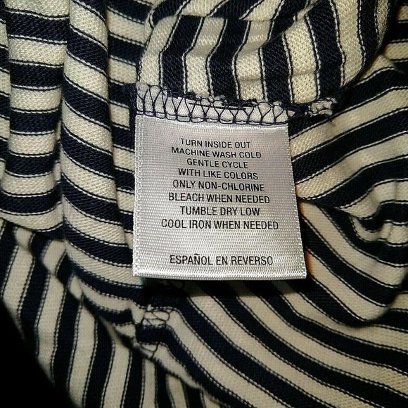 Charter Club Tunic Size XL Knit Regatta Royale Bon Voyage Striped Nautic… - Picture 6 of 6
